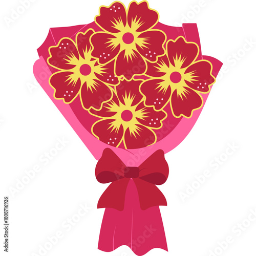 Flat Mother Day Flower
