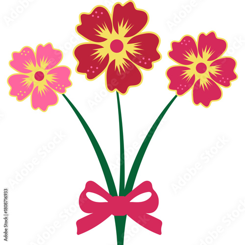 Flat Mother Day Flower