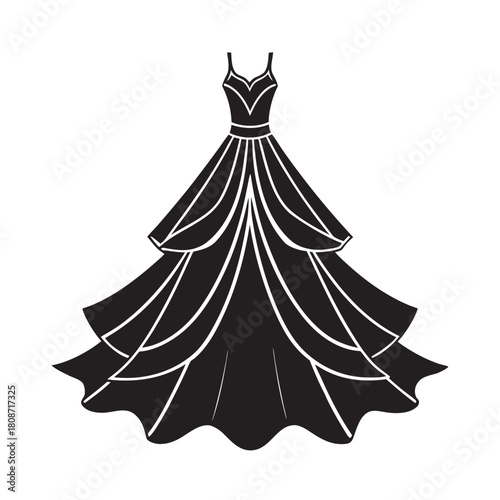 Layered Loose Trapeze Dress Relaxed Silhouette