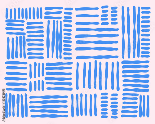 Abstract stripe line pattern webbing background textile design layout banner paper print art editable