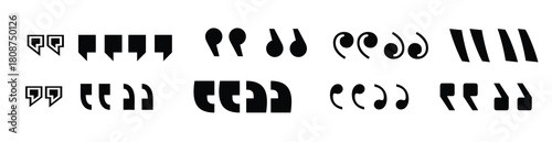 quotation mark vector 