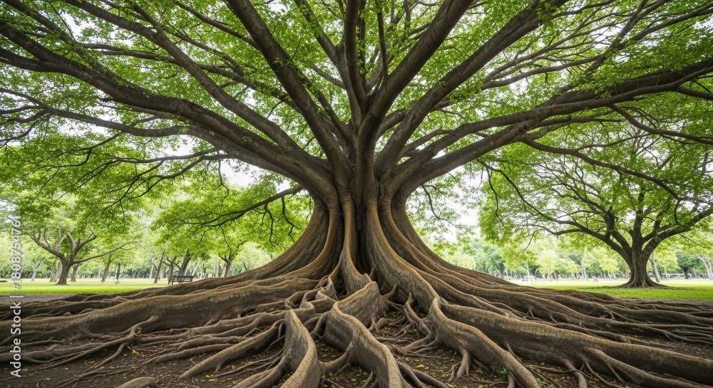 Obraz premium roots of a tree