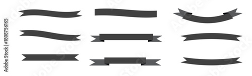 ribbon banner set ribbons collection red ribbons vector ribbon 