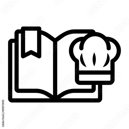recipe book Line Icon