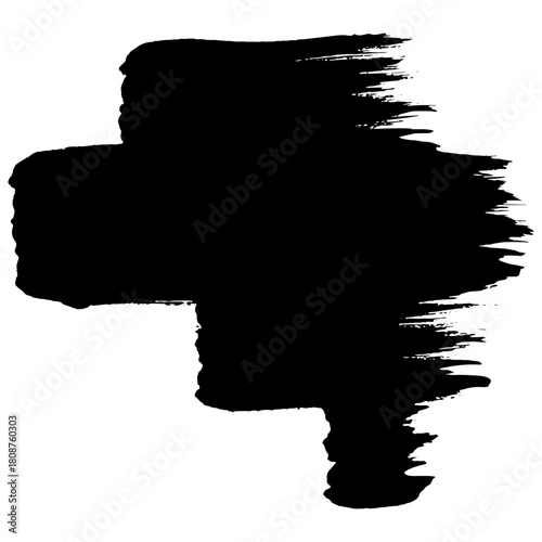 black brush strokes for creative design backgrounds