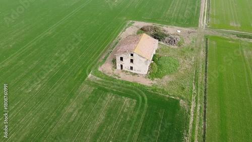 Abandoned country house. Ferrara. Italy