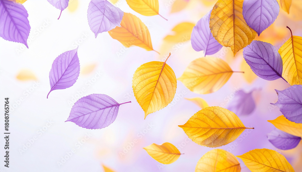 Obraz premium Autumn Leaves Abstract Background