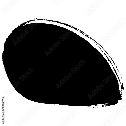 black hand drawn ink brush strokes for creative designs