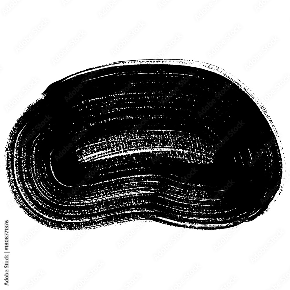 Fototapeta premium Hand drawn grunge brush strokes for creative designs