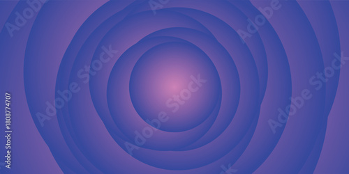 Gradient background. Abstract circle papercut smooth color modern vector