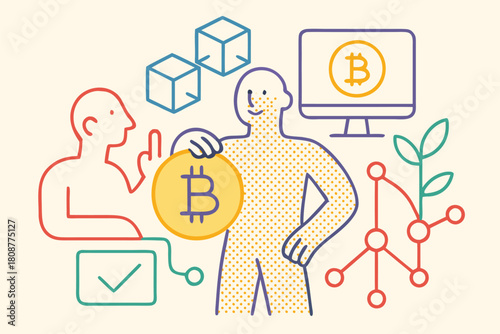 Creative Crypto Network With Modern Geometry