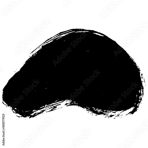 hand-drawn brush strokes in grunge style