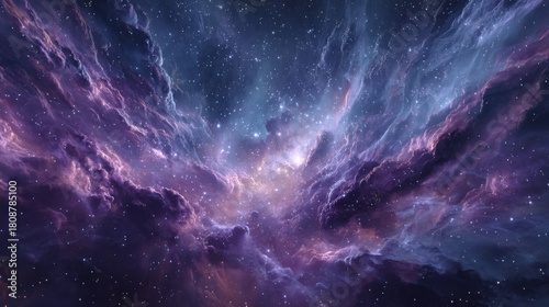 Universe reflection nebula in space visual art cosmic astronomical viewpoint celestial