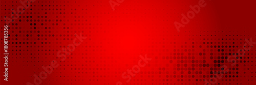 Red abstract background diagonal geometric shape with halftone. Modern fiber textured vector