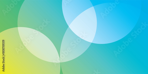 Modern banner background. full color, bright blue green gradation, wave eps 10