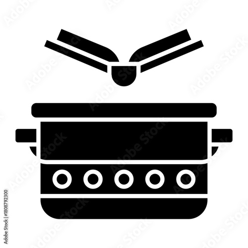 learn to cook Solid icon
