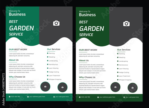 Agro farm service flyer. Agricultural service banner. Agriculture farming service. lawn care flyer design , gardening lawn care service flyer, poster, leaflet design lawn care garden or landscaping se