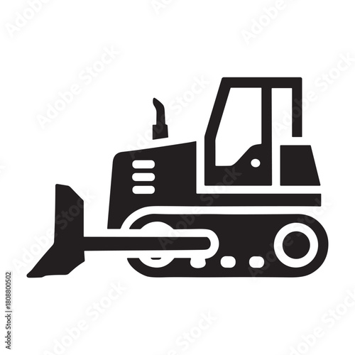 Front Loader icon or logo isolated sign symbol vector illustration - high quality black style vector icons