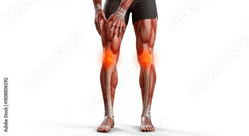 x-default Knee Pain Anatomy Illustration