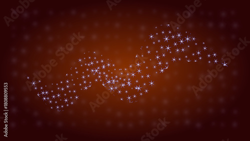 Deep space galaxy art, shooting stars over mountains
