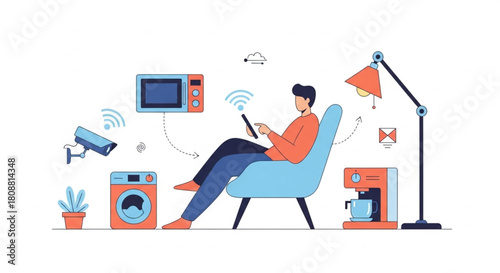 Effortless living with smart home automation and seamless connectivity, a modern lifestyle for tech enthusiasts and forward thinking home owners today