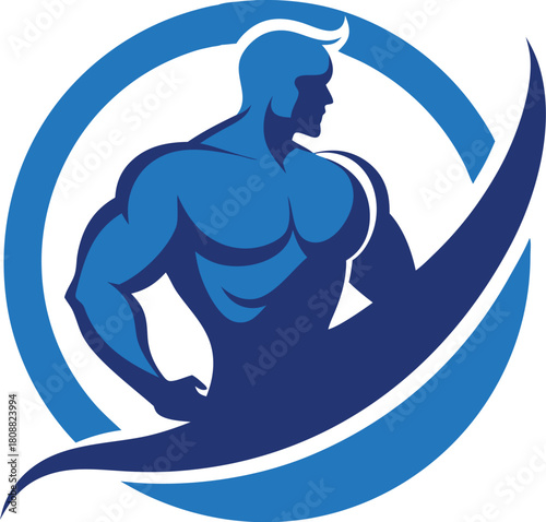 bodybuilder logo