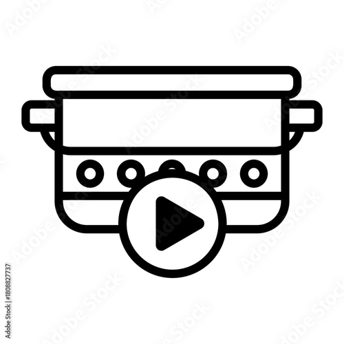 gourmet Line Icon