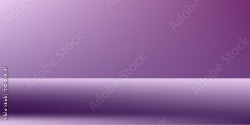 Purple studio background. Purple and pink Background Empty Room Studio with table.