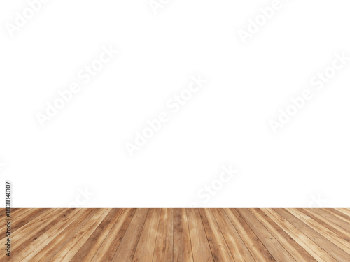 Warm Rustic Wood Floor with Black Wall PNG – Realistic Interior Cutout for Furniture Mockups and 3D Scenes