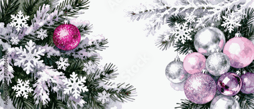 Warm Wishes Merry Christmas isolated watercolor vector illustration svg