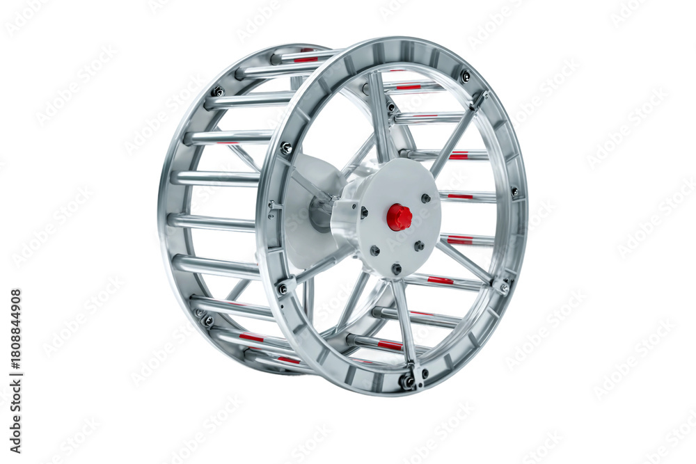 Obraz premium Running Wheel for Hamsters isolated on transparent background