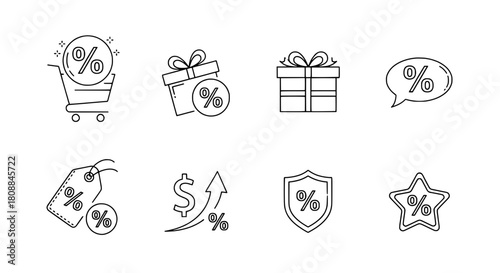 percentage, discount, sale, promotion, offer, retail, shopping, e-commerce, price, tag, gift, box, present, deal, savings, market, finance, growth, increase, money, dollar, up, arrow, protection