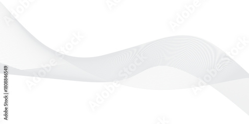 Minimal waveform frequency futuristic energy sound technology concept background. Abstract white wave line vector business texture. Pattern line blend curve flow futuristic background.	