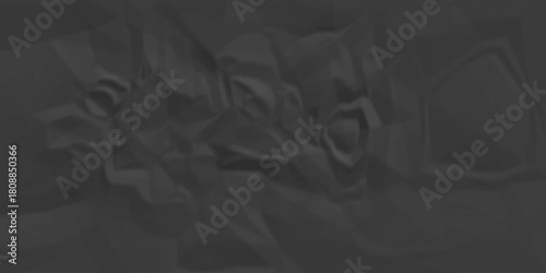 Dark black crumpled paper background texture pattern overlay. wrinkled high resolution arts craft and Seamless white crumpled paper.	
