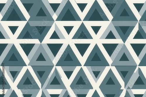 Geometric Teal Triangle Pattern Modern Design Background
