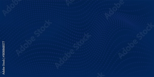 3D modern wave curve abstract presentation background. Luxury paper cut background. Abstract decoration, golden pattern, halftone gradient, 3d vector illustration. Unique dark blue background