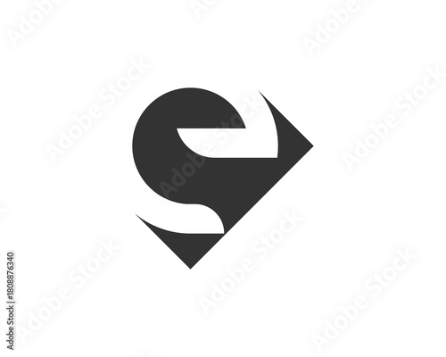 Free Download Initial E logo design. Initial letter logo. - GFXLoad