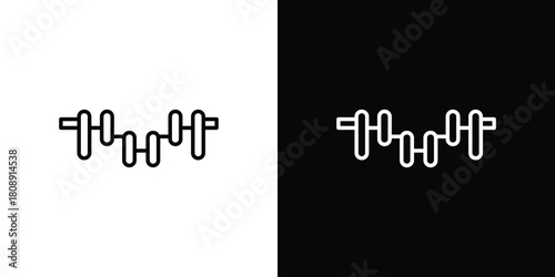 Car crankshaft icon in line design. Editable stroke icon.