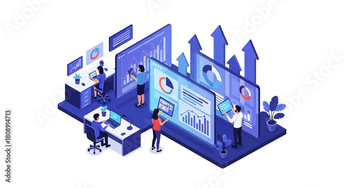 Isometric data analysis and business intelligence with people