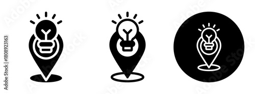 Local Knowledge Icon Collection Glyph & Mixed Style