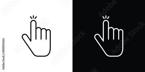 Easy to use icon in line design. Editable stroke icon.