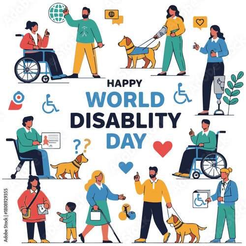 Happy World Disability Day: Celebrating Global Inclusion, Diversity, and the Empowerment of People with Disabilities – Advocates for an Accessible, Equal, and Accepting Society.