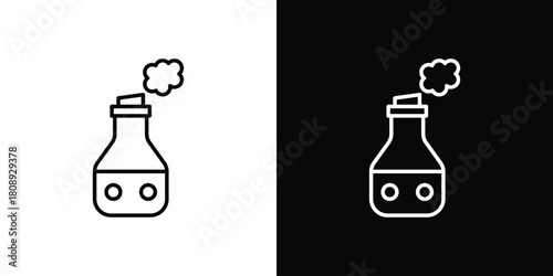 Humidifier icon in line design. Editable stroke icon.