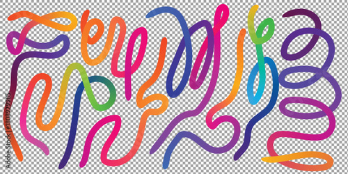 Abstract colorful neon light art sign with glowing stars design for a happy new year celebration party greeting card