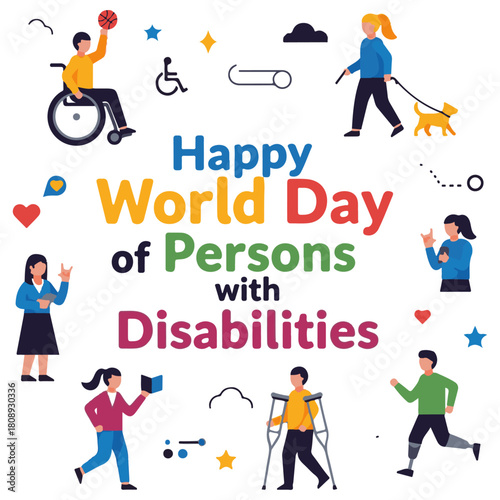 Happy World Disability Day: Celebrating Global Inclusion, Diversity, and the Empowerment of People with Disabilities – Advocates for an Accessible, Equal, and Accepting Society.