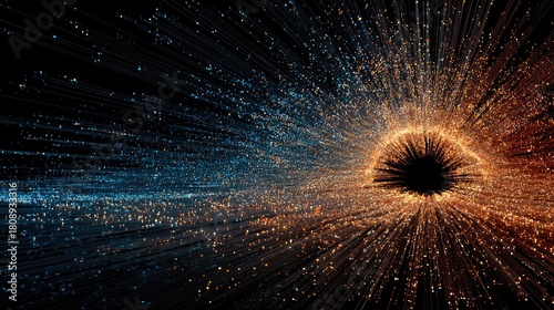 Fototapeta Naklejka Na Ścianę i Meble -  Abstract Blue Digital Network Grid Background, Futuristic 3D Geometric Structure for Data Connection and Metaverse Concept.