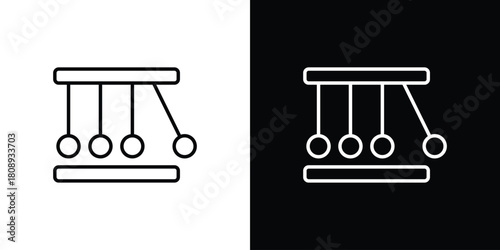 Momentum icon in line design. Editable stroke icon.