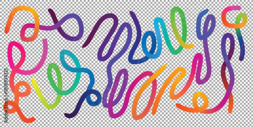 Abstract colorful neon light art sign with glowing stars design for a happy new year celebration party greeting card