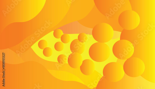 abstract grading round orange color