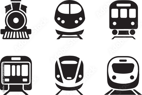 Train icon collection